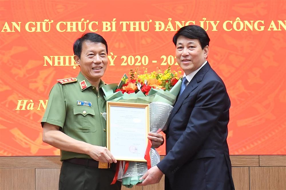 Công bố Quyết định của Bộ Chính trị chỉ định đồng chí Thượng tướng Lương Tam Quang, Bộ trưởng Bộ Công an giữ chức Bí thư Đảng uỷ Công an Trung ương