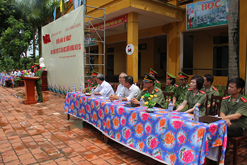 Học viên hệ trung cấp Khóa K51S Trường Cao đẳng CSND I  đi thực tế tại Bắc Giang